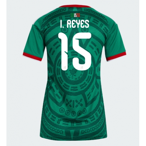 Billige Fotballdrakt Mexico Israel Reyes #15 Replika Hjemmedrakt Dame VM 2026 Kortermet Billige Fotballdrakt Mexico Israel Reyes #15 Replika Hjemmedrakt Dame VM 2026 Kortermet